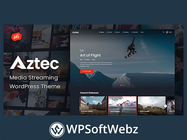 Aztec - Video Streaming & Membership WordPress Theme