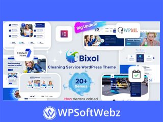 Bixol - Cleaning Services WordPress Theme