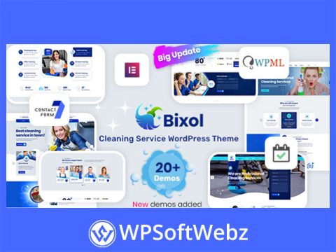 Bixol - Cleaning Services WordPress Theme