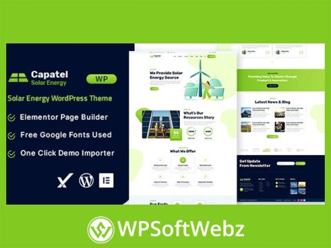 Capatel – Solar Energy WordPress Theme