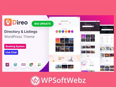 Direo - Directory & Listing WordPress Theme