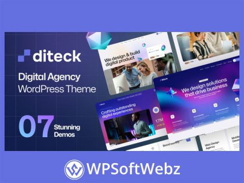 Diteck - Digital Agency WordPress Theme