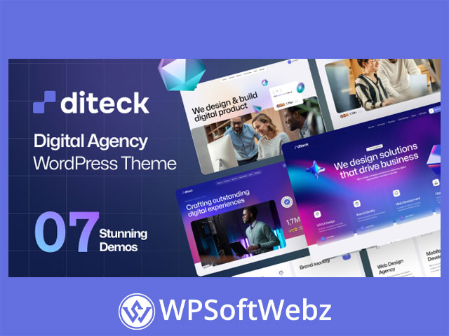 Diteck - Digital Agency WordPress Theme