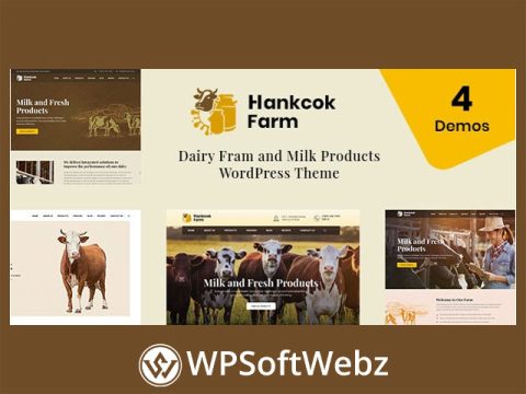 Hankcok - Dairy Farm WordPress Theme