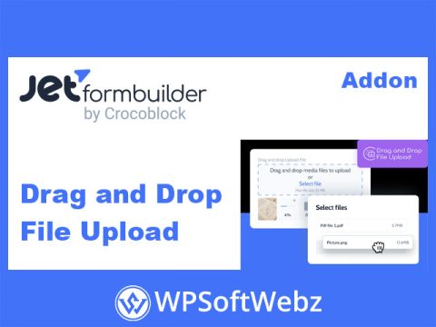 JetFormBuilder Drag and Drop File Upload Addon