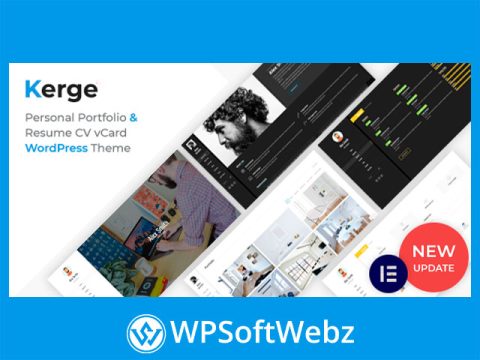 Personal Portfolio Resume Theme | Kerge