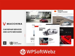 Macchina - Auto Repair WordPress Theme