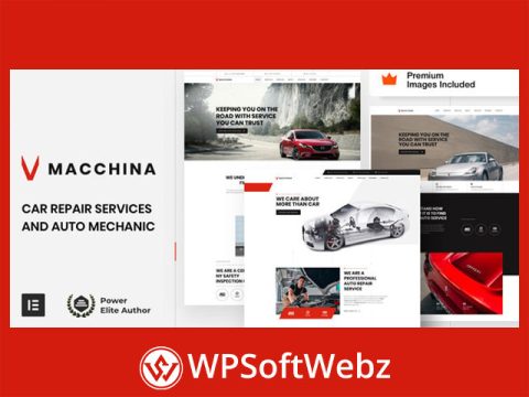 Macchina - Auto Repair WordPress Theme