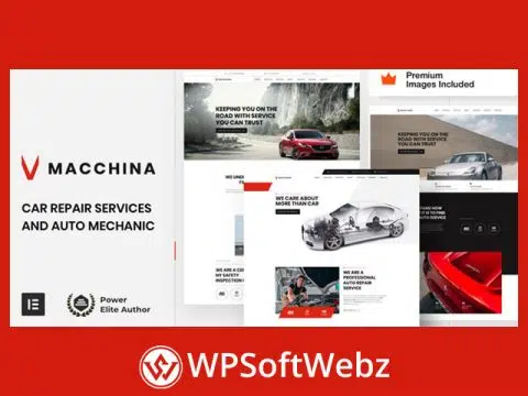Macchina - Auto Repair WordPress Theme