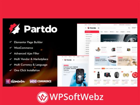 Partdo - Auto Parts and Tools Shop WooCommerce Theme