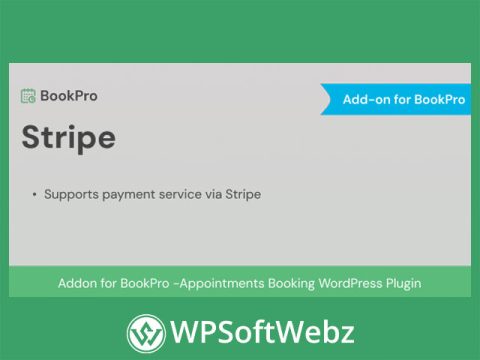 Stripe Payment Add-on for BookPro Plugin