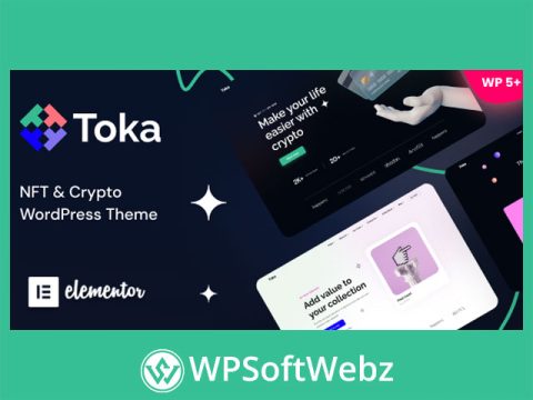 Toka - NFT & Crypto WordPress Theme