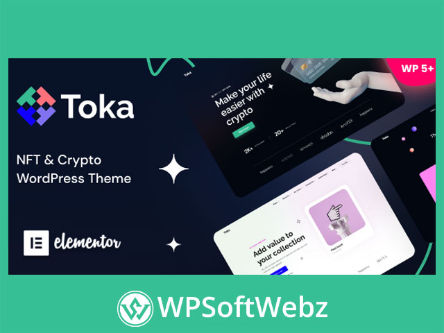 Toka - NFT & Crypto WordPress Theme
