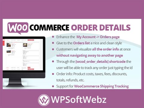 WooCommerce Order Details Plugin
