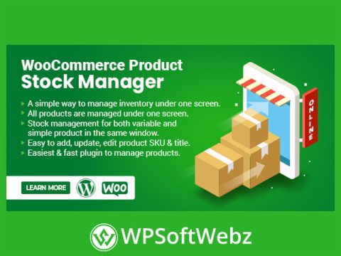 WooCommerce Product Stock Manager – Bulk Inventory & Quantity Editor