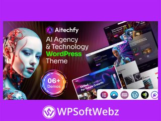 Aitechfy - AI Agency & Technology WordPress Theme