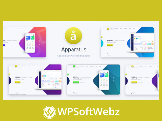 Apparatus | A Multi-Purpose One Page Saas and App Landing Theme