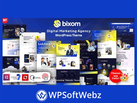 Bixom - Digital Agency WordPress Theme