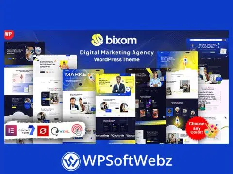 Bixom - Digital Agency WordPress Theme