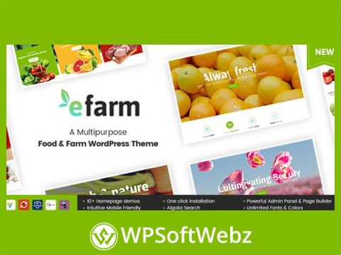 eFarm - A Multipurpose Food & Farm WordPress Theme