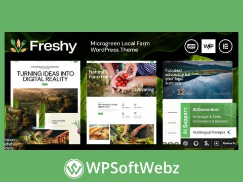 Freshy - Microgreen Local Farm WordPress Theme