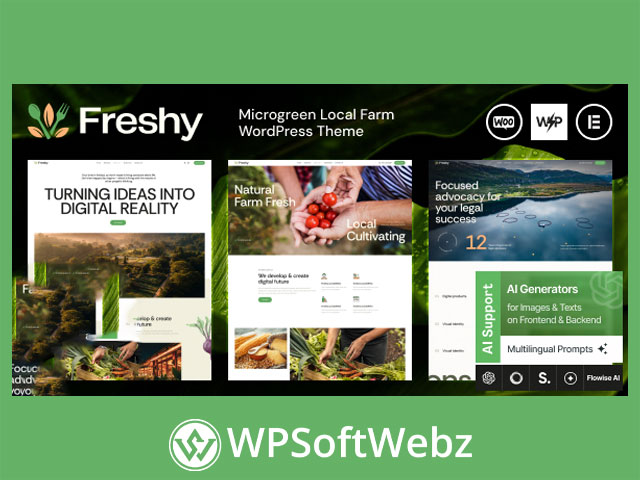Freshy - Microgreen Local Farm WordPress Theme