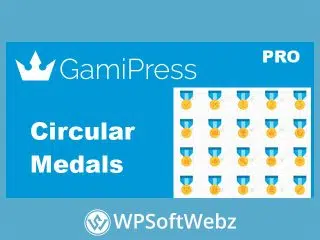 GamiPress Circular Medals Pro Package (Flat Medals)