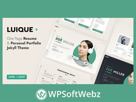 Luique - Personal Portfolio Jekyll Theme