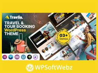 Travlia - Travel & Tour Booking WordPress Theme