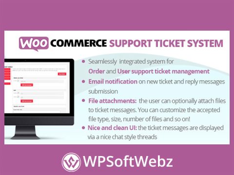 WooCommerce Support Ticket System Plugin