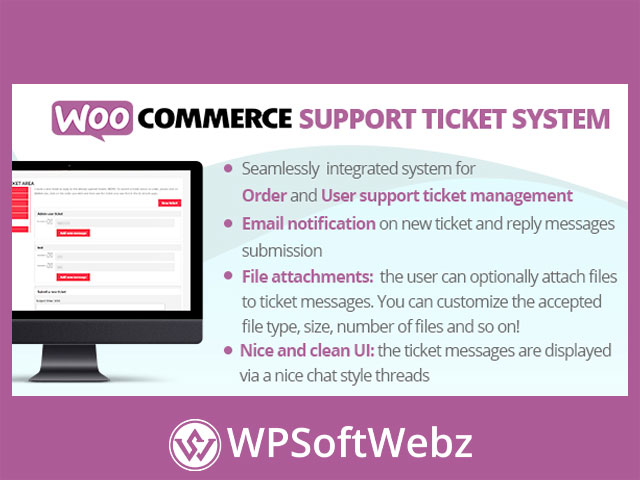 WooCommerce Support Ticket System Plugin