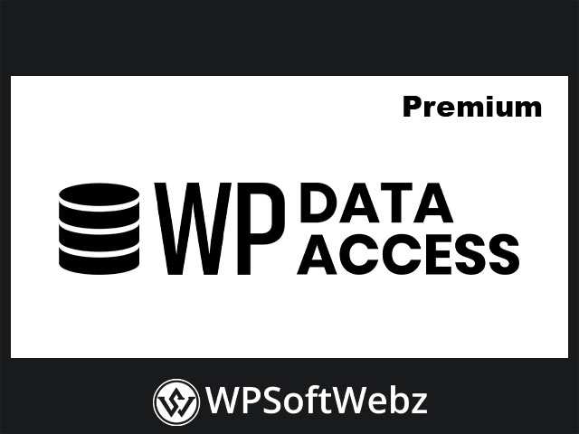 WP Data Access Premium - WordPress App, Table, Form and Chart Builder Plugin