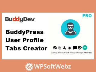 BuddyPress User Profile Tabs Creator Pro