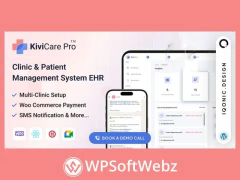 KiviCare(TM) Pro Plugin - Clinic and Patient Management System EHR (Add-on)