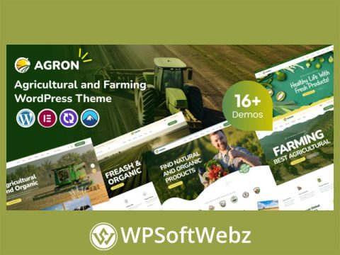 Agron - Agriculture & Organic Farm WordPress Theme