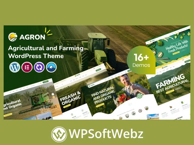Agron - Agriculture & Organic Farm WordPress Theme