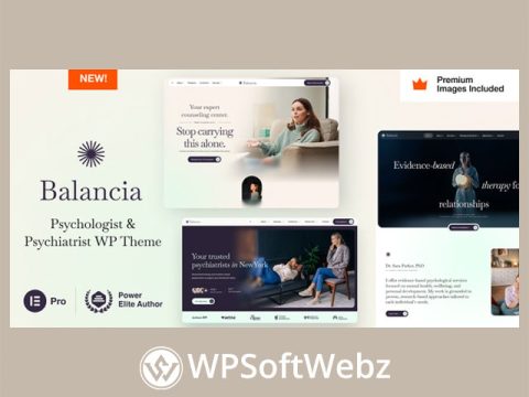 Balancia - Psychology Counseling & Psychiatrist WordPress Theme