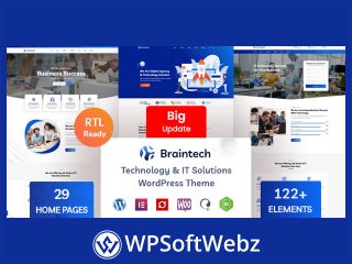 Braintech - Technology & IT Solutions WordPress Theme