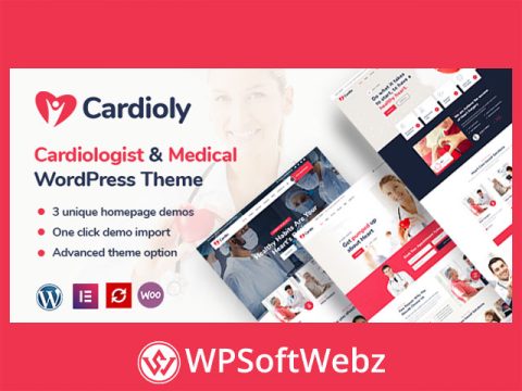 Cardioly - Cardiologist and Medical WordPress theme