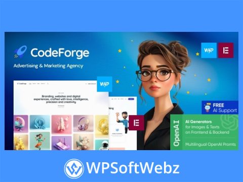 CodeForge - Sofrware & IT Tech Company WordPress Theme