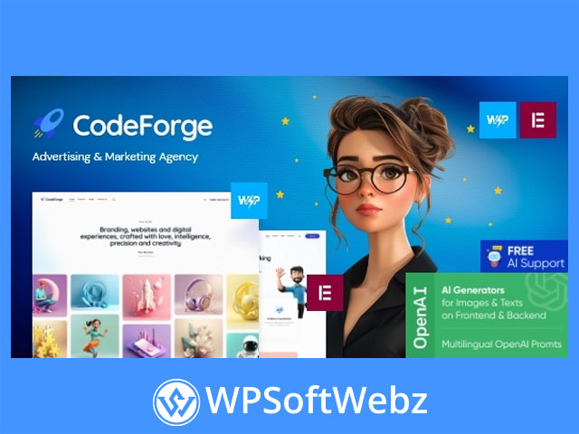 CodeForge - Sofrware & IT Tech Company WordPress Theme