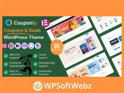 Couponly – Coupons, Deals, Discounts & Affiliate WordPress Theme