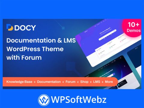 Docy - Premium Documentation, Knowledge base & LMS WordPress Theme with Forum