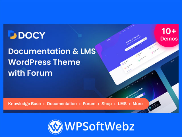 Docy - Premium Documentation, Knowledge base & LMS WordPress Theme with Forum