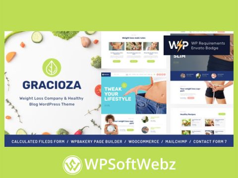 Gracioza | Weight Loss Clinic & Healthy Blog WordPress Theme