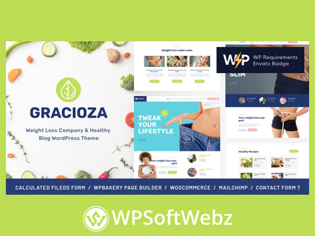 Gracioza | Weight Loss Clinic & Healthy Blog WordPress Theme