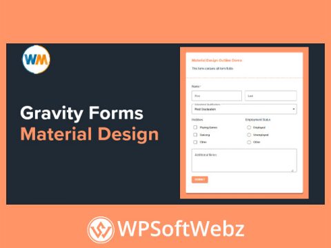 Gravity Forms Material Design