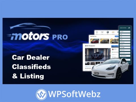Motors Pro – Car Dealer, Classifieds & Listing Plugin For WordPress