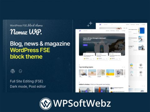 Ncmaz - News Magazine FSE WordPress Block Theme