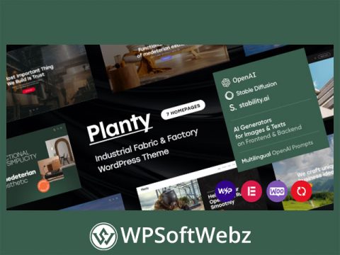 Planty - Fabric & Factory WordPress Theme